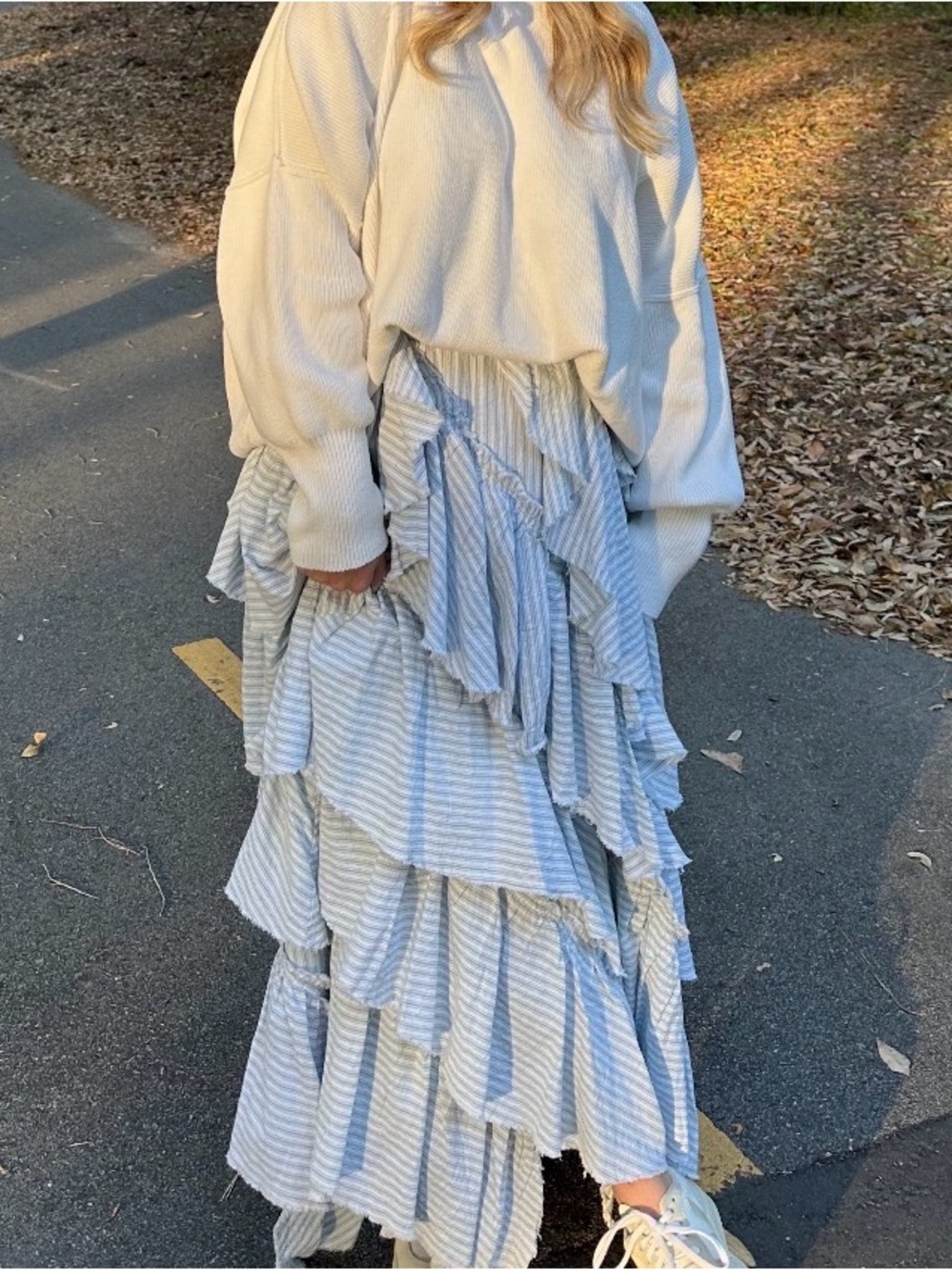 FREE PEOPLE Rock The Runway Maxi Skirt S - Picture 1 of 6